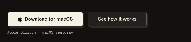 The Download for macOS button on jompter.com